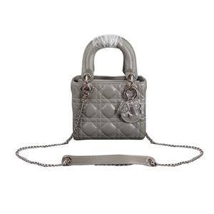 Womens Mini LANA MARKS Princess Diana Handbag Lady Dior Lambskin Bag 