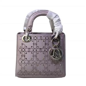 Womens Mini LANA MARKS Princess Diana Handbag Lady Dior Lambskin Bag 