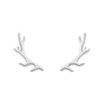 Altitude Boutique Antler Stud Earrings (Gold, Silver)