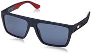 Tommy Hilfiger TH1605/S IPQ Matte Blue TH1605/S Square Sunglasses Lens Category