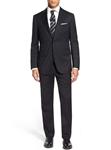 LN LUCIANO NATAZZI Two Button Men's Suit Modern Fit Ticket Pocket Jacket 2 Piece