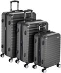 AmazonBasics Premium Hardside Spinner Luggage with Built-In TSA Lock 