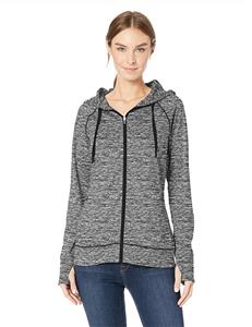 Amazon Essentials Women's Brushed Tech Stretch Full-Zip Hoodie 