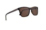 Chopard SCH152 Sunglasses Shiny Dark Havana w/Polarized Brown Lens 55mm 722P SCH 152