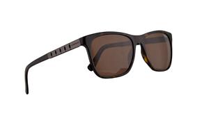 Chopard SCH152 Sunglasses Shiny Dark Havana w/Polarized Brown Lens 55mm 722P SCH 152