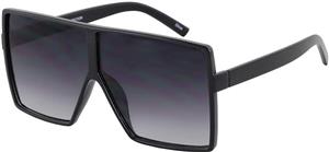 Oversized Exaggerated Flat Top Huge SHIELD Square Sunglasses Colorful Lenses Fashion Sunglasses 