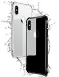 KumWum iPhone X Case Aluminum Bumper Frame Shockproof Scratch-Resistant Tempered Glass Back Cover for iPhone 10 (iPhone X, Black)