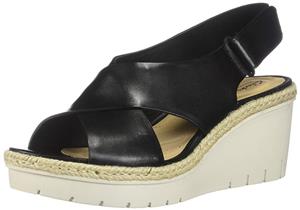 CLARKS Women's Palm Glow Wedge Slingback Sandal 