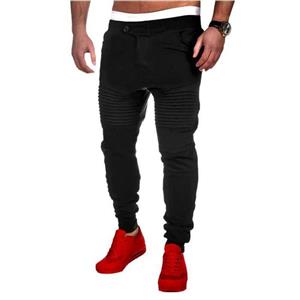 Welcometoo Summer Casual Men's Cotton Hip Hop Solid Workout Pants Men Sweatpants Jogger Tracksuit Trousers Drop Shipping