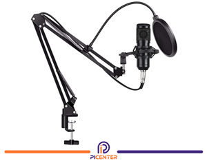 میکروفون استودیویی ماونو مدل maono PM422 MAONO AU A03 Condenser Microphone Kit Podcast with Boom Arm Stand Shock Mount Pop Filter for Koraoke Skype YouTube Recording 