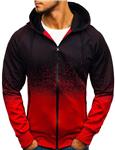 Photno Winter Tracksuit Set, Men's Casual Colorblock Sweatsuit Full Zip Jogging Sports Jacket + Pants Suit
