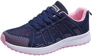 Londony ♪✿ Women's Cross Trainer Running Shoe Fashion Sneakers Mesh Breathable Walking Shoes 
