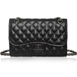 Solarfun Classic Crossbody Shoulder Bag for Women Quilted Purse With Metal Chain Strap