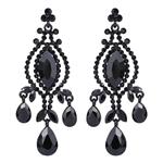 EVER FAITH Austrian Crystal Vintage Style Teardrop Dangle Chandelier Earrings