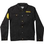 Nirvana Men's Smile Patches Denim Jacket Denim Jacket Denim