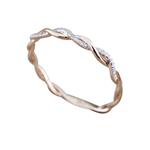 Ring For Women, Hot Clearance Sale Manadlian Twisted Shape Diamond Ring Stacking Anniversary Ring