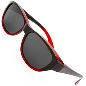 The Fresh HD Polarized Wrap Around Shield Sunglasses for Prescription Glasses Gift Box 
