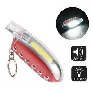 Glumes Survival Aluminum Whistle with Key Chain Emergency Whistles of Multiple Colors for Hiking Camping Climbing Women Kids 