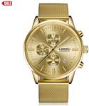 Alalaso Lovers' Quartz Wrist Watch, LIANDU Fashion Women Men Simple Stainless Steel Analog Luxury Watch(Gold)