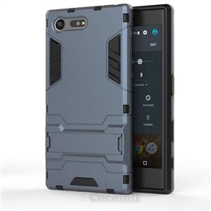 Cocomii Iron Man Armor Sony Xperia X Compact Case New [Heavy Duty] Premium Tactical Grip Kickstand Shockproof Bumper [Military Defender] Full Body Rugged Cover for (I.Black) 