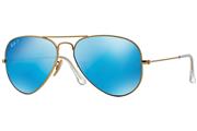 Ray-Ban RB3025 112/4L Aviator Sunglasses Blue Mirror Polarized Lens 58mm