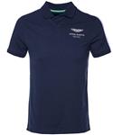 Hackett Men's Slim Fit Shoulder Panel Polo Shirt Navy