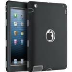 iPad 2 Case,iPad 3 Case,iPad 4 Case,BENTOBEN Heavy Duty Rugged Shock-Absorption/High Impact Resistant Hybrid Three Layer Full Body Protective Case Cover for iPad 2/3/4 Retina (Black/Gray)