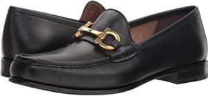 Salvatore Ferragamo Bond 2 Mens Leather Loafers Shoes Made in Italy 