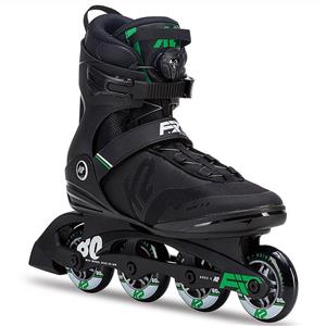 K2 Skate Men's F.I.T. 80 Boa Inline Skate, Black Green