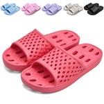 Xuanhsu Shower Shoes with Drainage Holes Quick Drying Non Slip Soft Mens and Womens Bathroom Slippers
