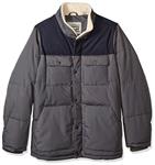 Levi's Men's Big and Tall Mixed Media Quilted Sherpa Shirt Jacket