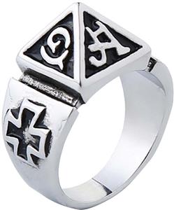 East Majik Pyramid Ring Personalized Ring for Men Unique Ring 