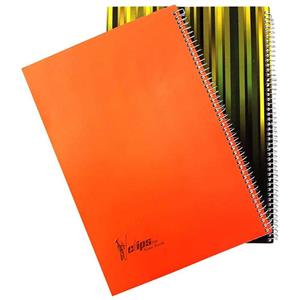 دفتر مشق کلیپس طرح روباه Clips Fox Design Homework Notebook