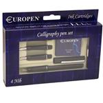 Europen Calligraphy Pen Set - with 4 Nibs