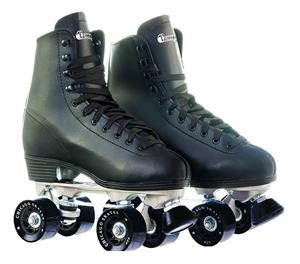 Chicago Men's Leather Lined Rink Roller Skate, Black (Renewed)