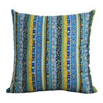 Jahosin Decorative Bohemian Style Cushion Cover Throw Pillows Case Shell Blue for Bed Couch Livingroom, 18 X 18 Inches (Bohemia Blue)