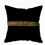 Capsceoll Halloween Greek Key Pattern Decorative Throw Pillow Case 16X16Inch,Home Decoration Pillowcase Zippered Covers Cushion Cover with Words for Book Lover Worm Sofa Couch 