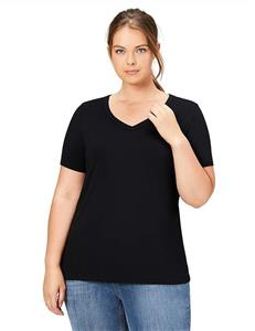 Amazon Brand Daily Ritual Women's Plus Size Jersey Short Sleeve V Neck T Shirt 