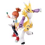 2pcs/Set Digimon Adventure Digital Monster Makino Ruki Renamon Digimon Queen PVC Action Figure Model Doll Gift