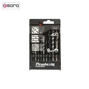 مجموعه 9 عددی  مته فلز بلک اند دکر سری Piranha مدل X56005 Black And Decker X56005 Piranha Series 9PCS Metal Drill Bit