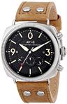 AVI-8 Men's AV-4022-02 Lancaster Bomber Stainless Steel Watch with Tan Leather Band