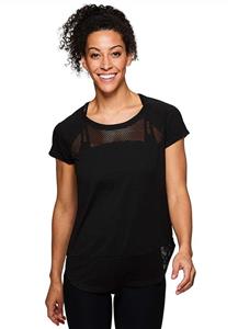 RBX Active Women's Short Sleeve Open Back Yoga T-Shirt 