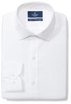 Amazon Brand BUTTONED DOWN Men's Tailored Fit Spread-Collar Solid Pinpoint Non-Iron Dress Shirt 