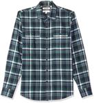 Amazon Brand - Amazon Brand - Goodthreads Men’s Slim-Fit Long-Sleeve Plaid Twill Shirt