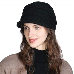 Comhats 2019 New Womens Visor Beret Newsboy Hat Cap for Ladies Merino Wool 