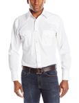 Wrangler Men's Silver Edition Western White Shirt