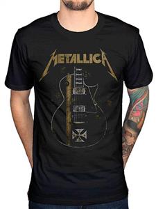 AWDIP Men's Official Metallica James Hetfield Iron Cross T shirt Heavy Thrash Band 