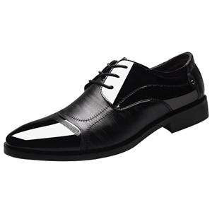 Mens Classic Oxford Shoes Size 5.5-10.5,Leather Pointed Toe Lace up Dress Shoes for Business Wedding Party 