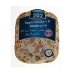 کالباس قارچ و مرغ رویال 70 درصد 202 وزن 300 گرم Percent Royal Chicken And Mushroom gr 