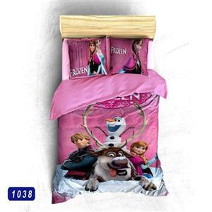 روتختی کارینا مدل Frozen family سری LUX3D یکنفره 4 تکه 